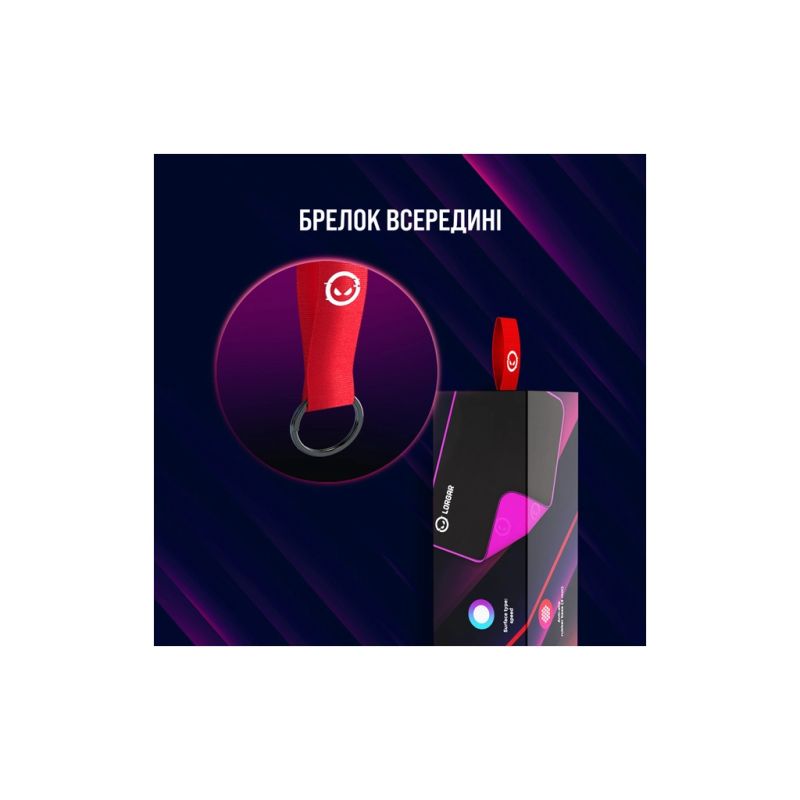 Коврик для мышки Lorgar Main 315 Black/Purple (LRG-GMP315)