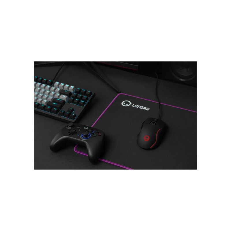 Коврик для мышки Lorgar Main 315 Black/Purple (LRG-GMP315)