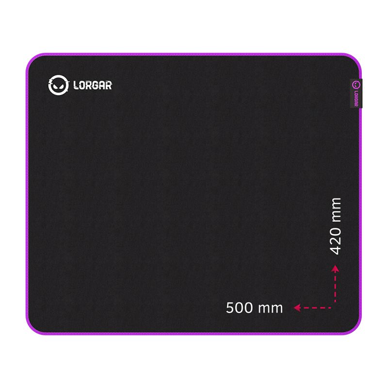 Коврик для мышки Lorgar Main 315 Black/Purple (LRG-GMP315)