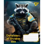 Тетрадь Yes А5 Defenders of Ukraine 60 листов, линия (766481) (10 шт)