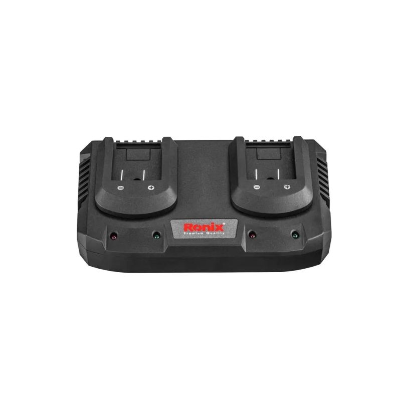 Зарядное устройство для аккумуляторов инструмента Ronix 20В, 2.2А x 2 (8994)