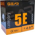 Кабель сетевой GEAR FTP 305м, cat.5e, CCA(25%), 4*2*0,51, PVC, indoor, blue (GEC-FTPCCA25051305)