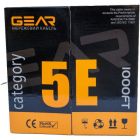 Кабель сетевой GEAR FTP 305м, cat.5e, CCA(25%), 4*2*0,51, PVC, indoor, blue (GEC-FTPCCA25051305)