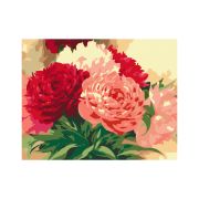 Картина по номерам Rosa Букет пионов 35 х 45 см (4823098526117)