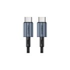 Дата кабель USB-C to USB-C 1.2m USB 2.0 60W Choetech (XCC-1014-BK)