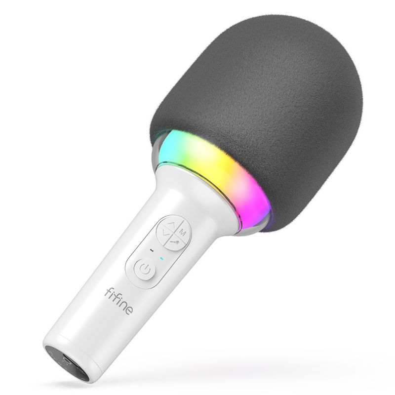 Микрофон Fifine Wireless White (E2W)