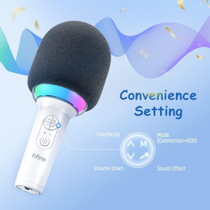 Микрофон Fifine Wireless White (E2W)