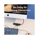 Концентратор Vention USB-C to 3xUSB 2.0+MicroUSB+RJ45 100M Ethernet black (TGOBB)