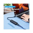 Концентратор Vention USB-C to 3xUSB 2.0+MicroUSB+RJ45 100M Ethernet black (TGOBB)