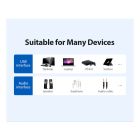 Звуковая плата Vention Audio USB 1х3,5mm jack 4pin Metal (OMTP-CTIA) (CDLH0)