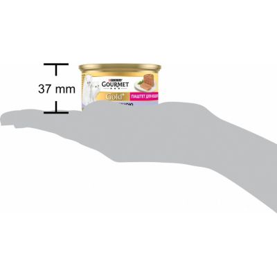 Паштет для кошек Purina Gourmet Gold. С телятиной для котят 85 г (7613036330596)
