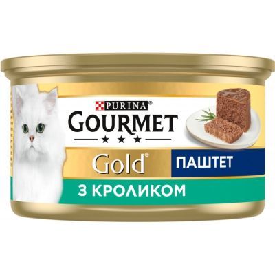 Паштет для кошек Purina Gourmet Gold. С кроликом 85 г (7613033728747)