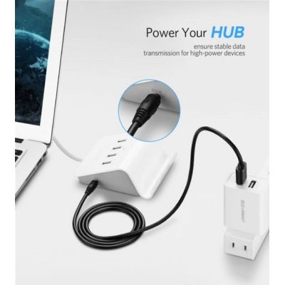 Кабель живлення USB to DC 3.5x1.35mm 5V 1.0m 1.0A Dynamode (DM-USB-DC-3.5x1.35mm)