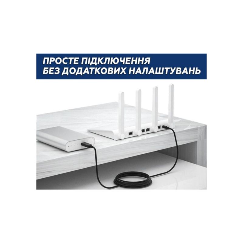 Кабель питания USB to DC 5.5x2.1mm 5V 1.0m Dynamode (DM-USB-DC-5.5x2.1mm)