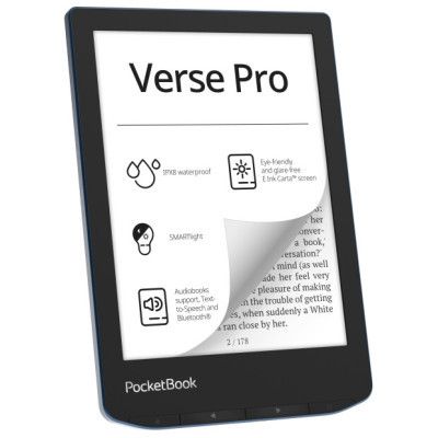 Электронная книга Pocketbook 634 Verse Pro, Azure (PB634-A-CIS)