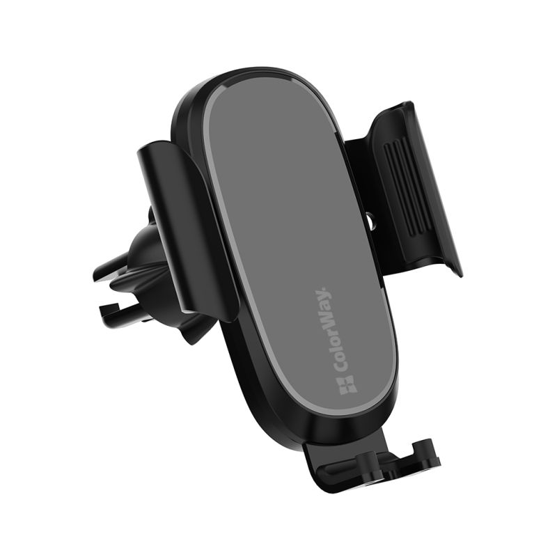Универсальный автодержатель ColorWay Air Vent Car Wireless Charger 15W Black (CW-CHAW038Q-BK)