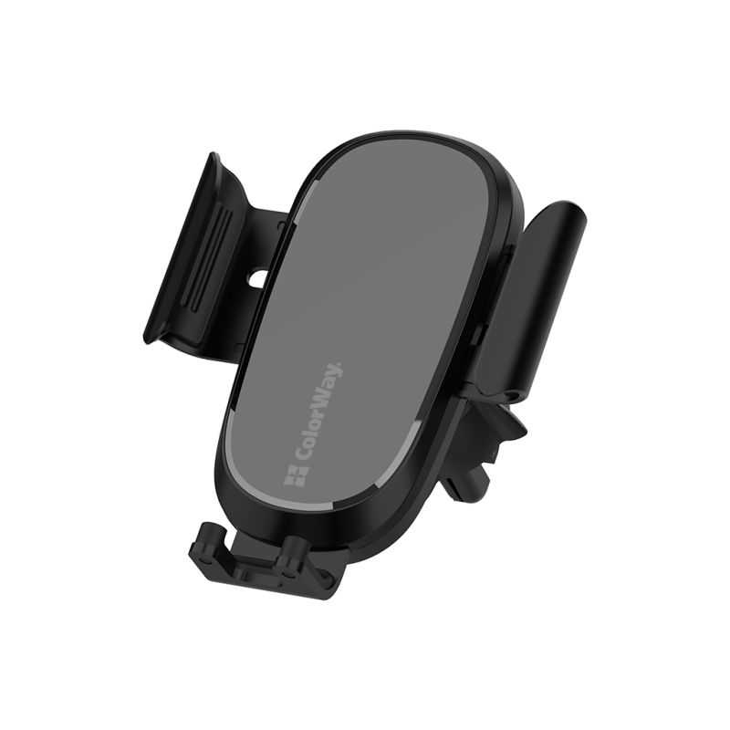 Универсальный автодержатель ColorWay Air Vent Car Wireless Charger 15W Black (CW-CHAW038Q-BK)