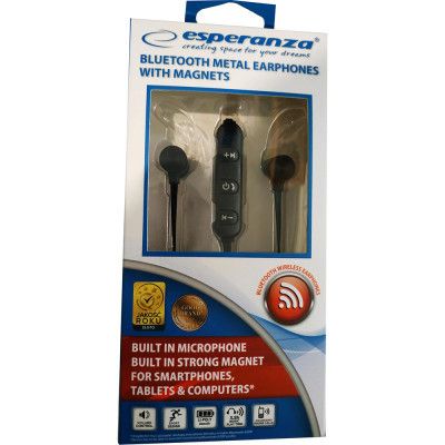 Наушники Esperanza Magnetic Metal Black (EH186K)
