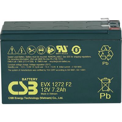 Батарея к ИБП CSB (EVX1272F2) 12V 7.2Ah (EVX1272F2)