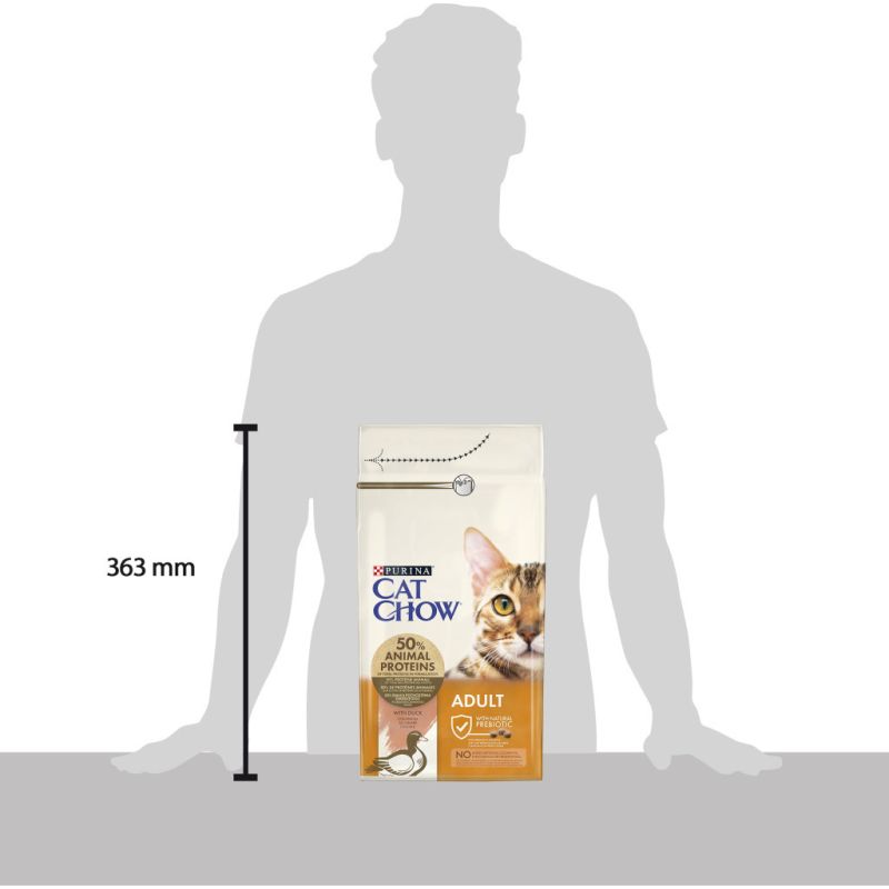 Сухой корм для кошек Purina Cat Chow Adult с уткой 1.5 кг (7613035394117)