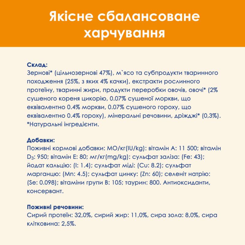 Сухой корм для кошек Purina Cat Chow Adult с уткой 1.5 кг (7613035394117)