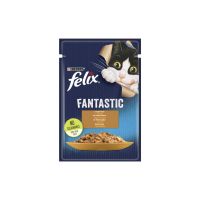 Вологий корм для кішок Purina Felix Fantastic з індичкою в желе 85 г (7613039832516) (26 шт)