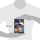 Вологий корм для кішок Purina Felix Fantastic Duo з яловичиною та птицею шматочки в желе 85 г (7613287027597)
