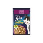 Вологий корм для кішок Purina Felix Sensations Jellies з качкою та шпинатом у желе 85 г (7613039831281) (26 шт)