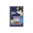Вологий корм для кішок Purina Felix Fantastic з фореллю та зеленими бобами в желе 85 г (7613039841617) (26 шт)