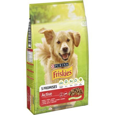 Сухой корм для собак Purina Friskies Active с говядиной 10 кг (7613031395484)