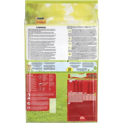 Сухой корм для собак Purina Friskies Active с говядиной 10 кг (7613031395484)