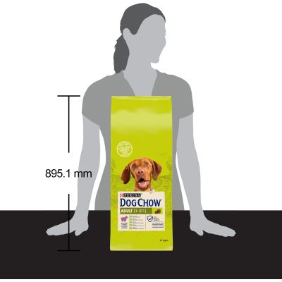 Сухой корм для собак Purina Dog Chow Adult Lamb со вкусом ягненка 14 кг (7613034487636)