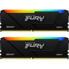 Модуль пам\'яті для комп\'ютера DDR4 32GB (2x16GB) 3200 MHz Beast RGB Kingston Fury (ex.HyperX) (KF432C16BB12AK2/32)