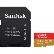 Карта пам\'яті SanDisk 64GB microSD class 10 UHS-I Extreme For Action Cams and Dro (SDSQXAH-064G-GN6AA)