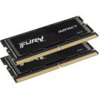 Модуль пам\'яті для ноутбука SoDIMM DDR5 32GB (2x16GB) 5600 MHz Impact Black Kingston Fury (ex.HyperX) (KF556S40IBK2-32)