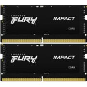 Модуль пам\'яті для ноутбука SoDIMM DDR5 32GB (2x16GB) 5600 MHz Impact Black Kingston Fury (ex.HyperX) (KF556S40IBK2-32)
