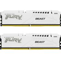Модуль пам\'яті для комп\'ютера DDR5 32GB (2x16GB) 5600 MHz Beast White Kingston Fury (ex.HyperX) (KF556C36BWEK2-32)