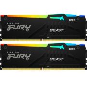 Модуль памяти для компьютера DDR5 64GB (2x32GB) 5600 MHz Beast RGB Kingston Fury (ex.HyperX) (KF556C36BBEAK2-64)