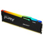 Модуль памяти для компьютера DDR5 32GB 5600 MHz Beast RGB Kingston Fury (ex.HyperX) (KF556C36BBEA-32)
