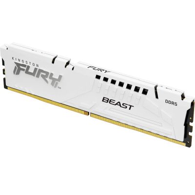 Модуль пам\'яті для комп\'ютера DDR5 32GB 5600 MHz Beast White Kingston Fury (ex.HyperX) (KF556C36BWE-32)