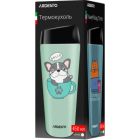 Термокружка Ardesto Coffee Тime Meowning 450 мл Бежева (AR2645WC)
