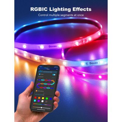 Светодиодная лента Govee Phantasy Outdoor LED RGBIC Strip Lights 10м Білий (H61723D1)