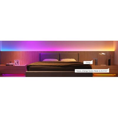 Светодиодная лента Govee RGBIC Basic Wi-Fi + Bluetooth LED Strip Light With Protective Coating 10м Білий (H619C3D1)