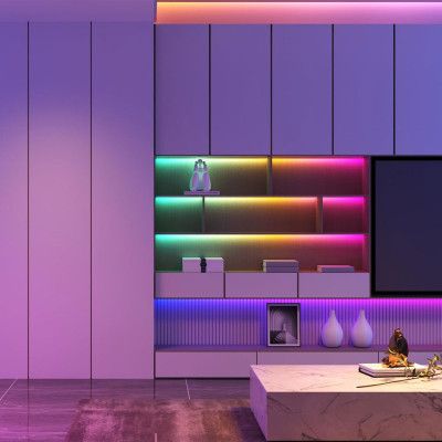 Светодиодная лента Govee RGBIC Basic Wi-Fi + Bluetooth LED Strip Light With Protective Coating 10м Білий (H619C3D1)