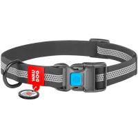 Ошейник для животных WAUDOG Waterproof пластиковая пряжка XL Ш 25 мм Д 38-58 см серый (261311)