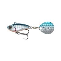 Тейл-спінер Savage Gear Fat Tail Spin 55mm 9.0g Blue Silver (1854.44.04)