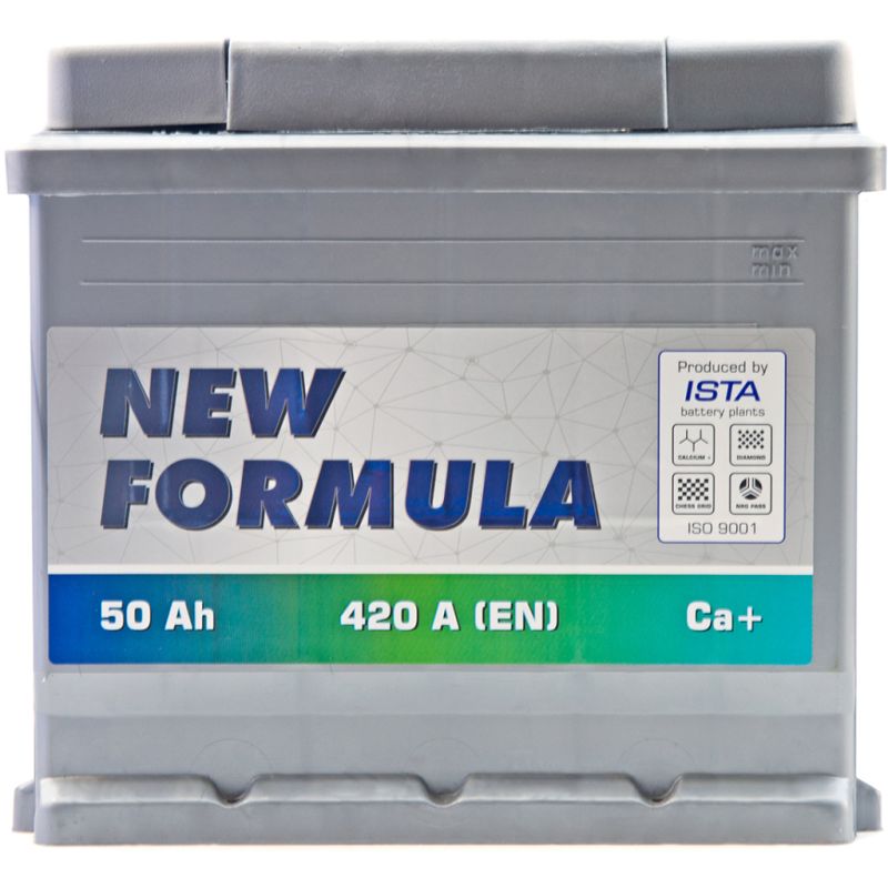 Акумулятор автомобільний NEW FORMULA 50Ah (+/-) 420EN (5502202210)
