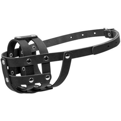 Намордник для собак Collar мягкий №0 (спаниель) черный (06331)