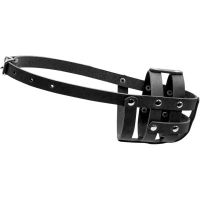 Намордник для собак Collar м\'який №0 (спанієль) чорний (06331)