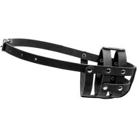 Намордник для собак Collar мягкий №0 (спаниель) черный (06331)